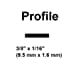 thumbnail image 4 of Polyvance GTX Plastic Welding Rod, 3/8" x 1/16", 1 lb, Black, 4 of 4