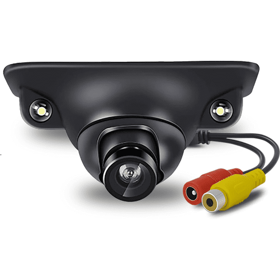 Mini Car Side View Camera/Rear View Camera/Front View Camera Backup Cam with Rotatable Lens,Paste Installation,Upside Down Flip Image Function