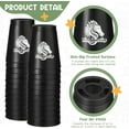 thumbnail image 3 of Tutuviw 12Pcs Quick Stacking Cups Set Speed Training Game for Challenge Competition Classic Family Game for Adults with Carry Bag for Travel Party Challenge(Black), 3 of 6