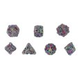 thumbnail image 2 of Dados poliédricos huecos, 7 piezas de dados huecos de latón para juegos de rol, juego de mesa, dados poliédricos, diseño de última generación, 2 of 14