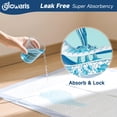 thumbnail image 3 of Almohadillas desechables GLOWARIS, 50 unidades, 76 x 91 cm, superabsorbentes, 3 of 8