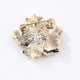 thumbnail image 4 of Handmade Flower Enamel Pin Stylish Flower Brooch Daily Wear Brooch Alloy Texture for Formal Event or Everyday Wear, 4 of 4