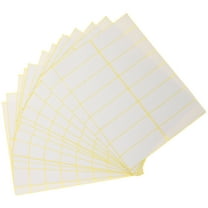 WEUVEB Adhesive Stickers Blank Sticky Labels for Organization White 240 Labels