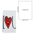 thumbnail image 3 of JWshufel Kitchen Towels Towel Valentine's Day Pattern Soft Polyester Absorbent Durable Dish Drying Multipurpose Towel for Cooking Baking Table Decoration 23.6x15.7in, 3 of 6