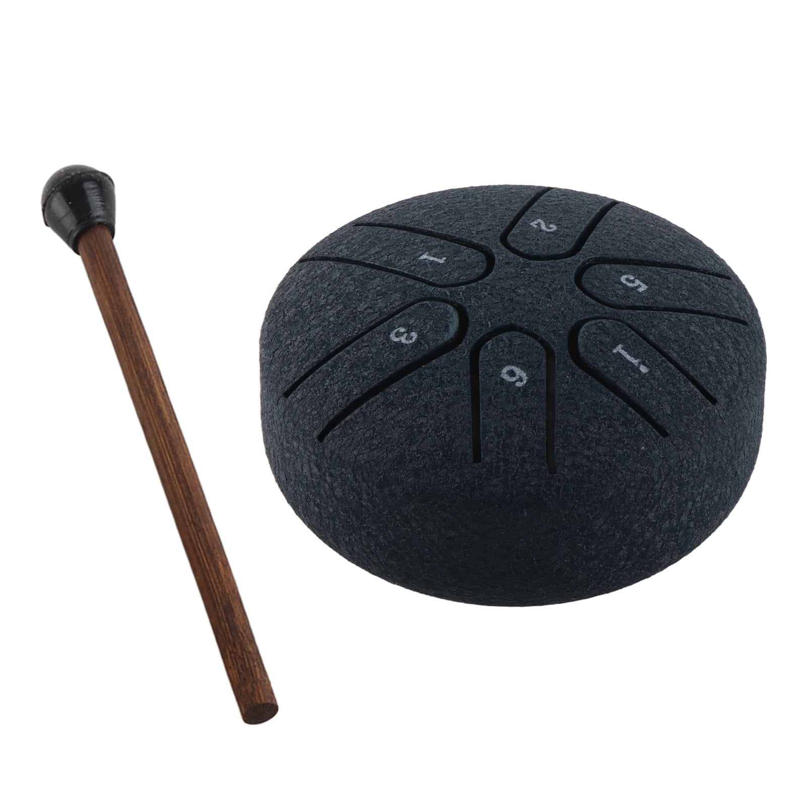 Mini Handpan Drum, 6 Note Percussion Instrument w/Stick, Soothing  Relaxing Sounds