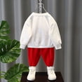 thumbnail image 2 of Spring and Autumn Girls' Baby Clothing Set Fashion Cotton Top+Pants Two-piece Girls' Newborn Children's Clothing Set, 2 of 4