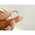 thumbnail image 3 of Halo Jewelers 10k Rose Gold 1/5 Carat (Ctw) Round Cut White Natural Diamond Flying Butterfly Engagement Ring for Women Wedding Birthday (Diamond Color: H-I, Clarity: I1-I2, 0.20Cttw)Ring Size-4, 3 of 5