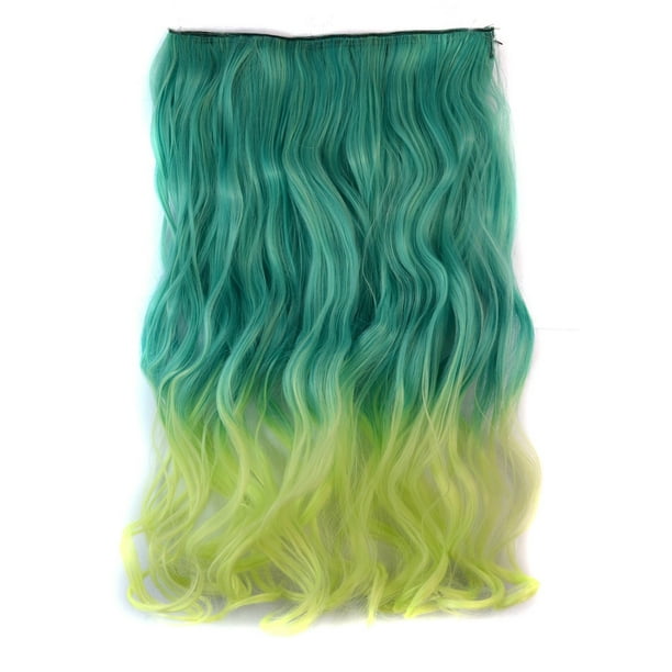 Fiudx Peluca En Clip, Extensión de Cabello En Alta Temperatura, Pieza En Clip En Doble Trama Resistente, Peluca En Color Natural, Elegante En Apariencia, Mejora En Peinado En Las Mujeres, Fácil Insta
