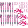 thumbnail image 1 of HTOOQ Breast Cancer Awareness Pens, Message Pens, Black Ink, 12 Count, 1 of 8