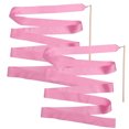 thumbnail image 1 of WHAMVOX Ribbon Dance 2Set Pink Iron Gymnastics Ribbon for Children Stage Performance 17.5x0.2x0.4in, 1 of 7
