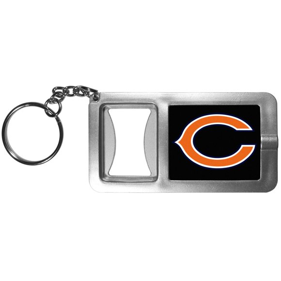 NFL Siskiyou Sports Fan Shop Chicago Bears Porte-Clés avec Ouvre-Bouteille Taille Unique Noir