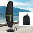 thumbnail image 5 of Patio Umbrella Cover Oxford Cloth Garden Parasol Cover Waterproof Zipper Fluorescent Green Ribbon With Spring Buckles, 5 of 8