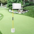 thumbnail image 3 of de palos para golf para patio trasero Copa de agujero de práctica para golf Putting Green Flag Banderas de pasador para golf de 2 secciones para jardí, 3 of 8