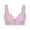 Pink, variant on QLEICOM Everyday Bras for Women, Women's Comfort Lift Wirefree Bra Solid Bra Wire Free Underwear One-Piece Bra Everyday Underwear Bras No Underwire Purple Cup 40/90BC