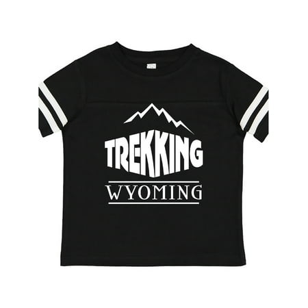 

Inktastic Wyoming Trekking Hiking Adventure Gift Toddler Boy or Toddler Girl T-Shirt