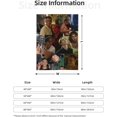 thumbnail image 4 of Flannel Blanket Drew Star Starkey Nap Blanket Air Conditioning Blankets Couch Bed Office Blankets Soft and Cozy 40"X30", 4 of 6