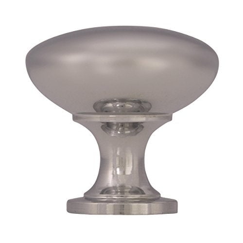 Amerock Allison Value 1-1/4 in (32 mm) Diameter Polished Chrome Cabinet Knob - 10 Pack