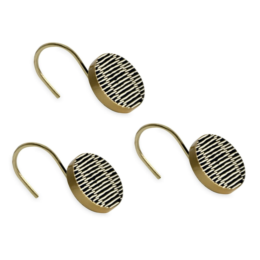 Better Homes & Gardens Boho Chic Shower Curtain Hooks, 12 Piece