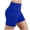 Blue, variant on Gym Shorts for Women High Waisted Tummy Control Cycling Shorts Women with Pockets Workout Sport Yoga Running Shorts Black M