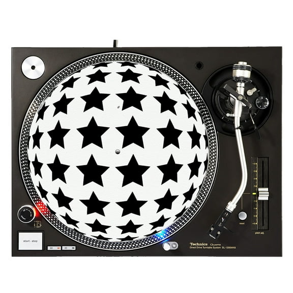 KuzmarK™ 12" DJ Turntable Slipmat - Stars Beyond Spheres
