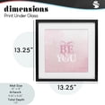 thumbnail image 4 of Stupell Industries Eclectic Feminine Be You Pastel Black Framed Print Under Glass, 13 x 13, by Kim Allen, 4 of 8