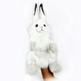 thumbnail image 3 of Hansa - Rabbit Hand Puppet, White, 3 of 3