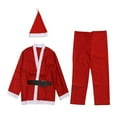 thumbnail image 3 of Disfraz de Papá Noel Fernando para niños y niñas con sombrero y cinturón 10 a 13 Años, 3 of 8