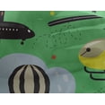 thumbnail image 5 of oneOone Georgette Viscose Light Green Fabric Airplane Nursery Kids Craft Projects Decor Fabric Printed By The Yard 42 Inch Wide, 5 of 6