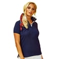 thumbnail image 2 of Asquith & Fox Womens Short Sleeve Contrast Polo Shirt, 2 of 4