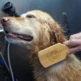 thumbnail image 2 of Doggy Style Large Bamboo Dog Grooming Brush for Medium & Large Dogs, Wooden Pin Bristles, Ergonomic Handle, Deshedding & Detangling Brush, 2 of 8