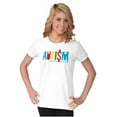 thumbnail image 3 of Autism Awareness Advocate Puzzle Men's Graphic T Shirt Tees Brisco Brands S, 3 of 4