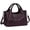 Coffee, variant on MAWCLOS Women Satchels Genuine Leather Top Handle Handbags Large Work Tote Shoulder Bags Crossbody Purses Black