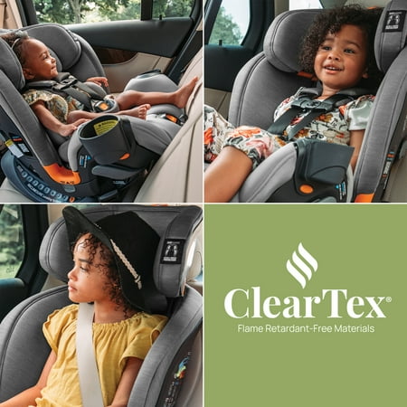 Chicco OneFit ClearTex All-in-One Car Seat - Obsidian (Black)