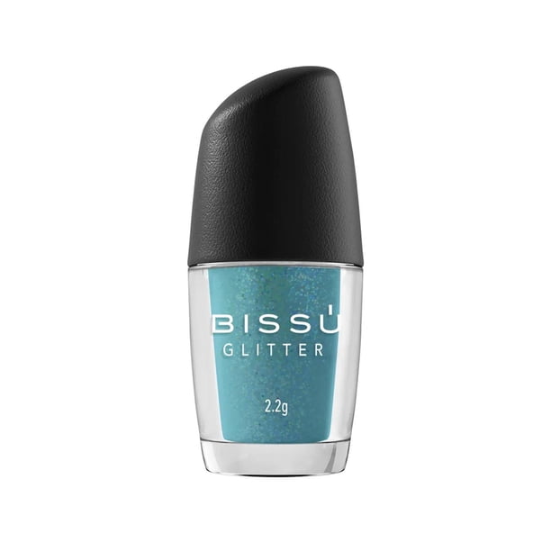Glitter para rostro Varios tonos Bissu 2.2 g turquesa