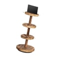 thumbnail image 4 of yuksok Bracelet Display Stand 3 Tier Wood Sturdy Jewelry Hanger Bracelet Holder for Selling Jewelry Storage Rack for Anklets Bangles Coffee, 4 of 9