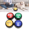 thumbnail image 1 of Buzzer de atrenamiento de perros, botones de comunicación de perros portátiles para la educación del Idioma para la interacciónica matriz de los hijos, 1 of 7