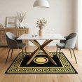 thumbnail image 3 of ODIKA Greek Bold Key Meander Border Fretwork Scroll Geometric Fret Non-Slip Chair-Friendly for Dining Room, Under Table, Home Office, 3 of 7
