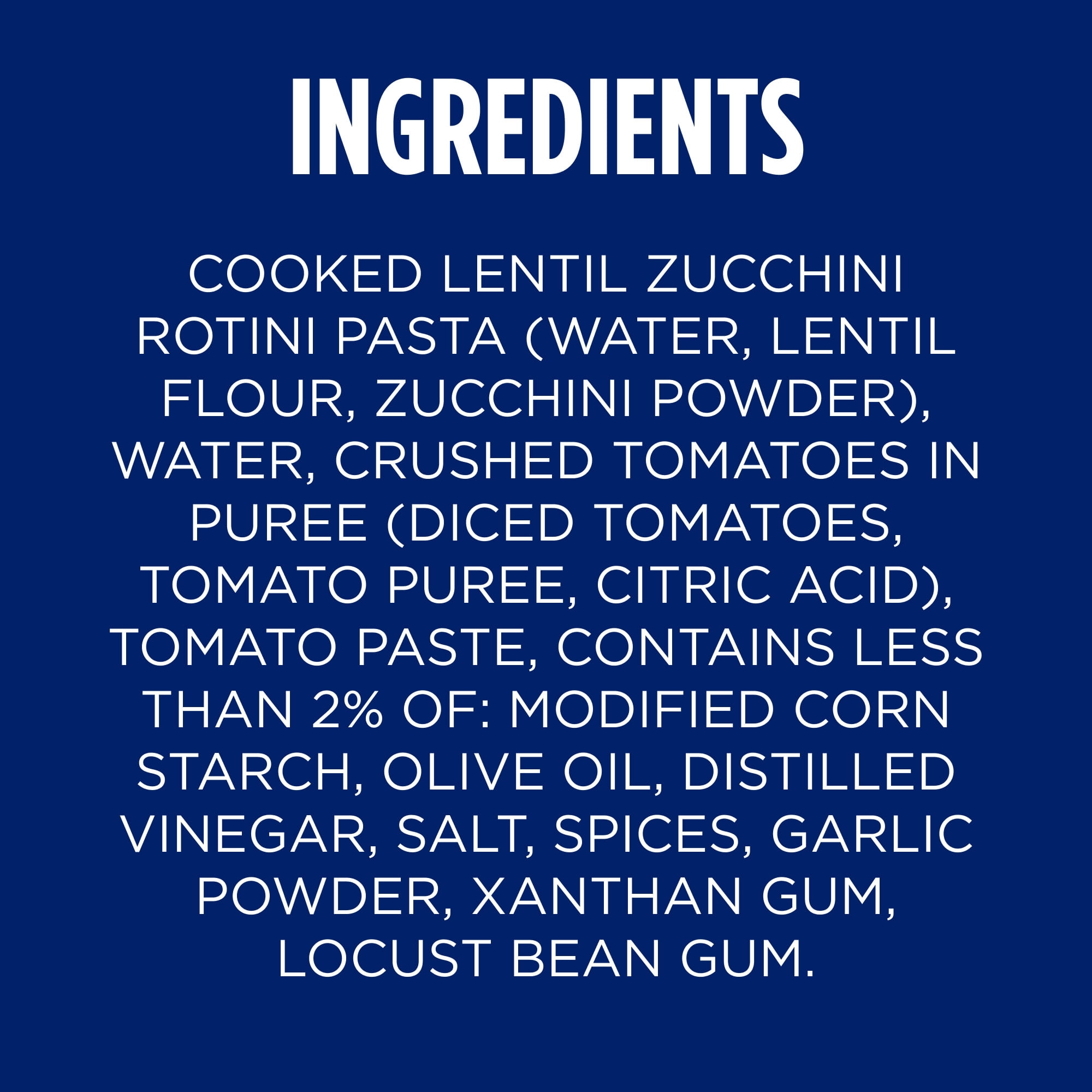Birds Eye Protein Veggie Pasta with Marinara, 20g of Protein, Frozen Side, 10 oz.