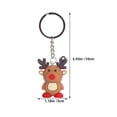 thumbnail image 2 of Raindrops 2pcs Christmas Reindeer Keychain Set Cute Holiday Bag Purse Backpack Hanging Decoration Adorable Key Chains Pendant, 2 of 8