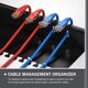 thumbnail image 3 of BESTYASH Organizador De Cables Negro Con Protector Y Cepillo Para Gestión Eficiente En Oficina Y Hogar, 3 of 8