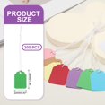 thumbnail image 2 of Uxcell Price Tags Blank Paper Hang Tag Writable Label with String Attached for Gift Pricing Jewelry Clothing Green, 2 of 7