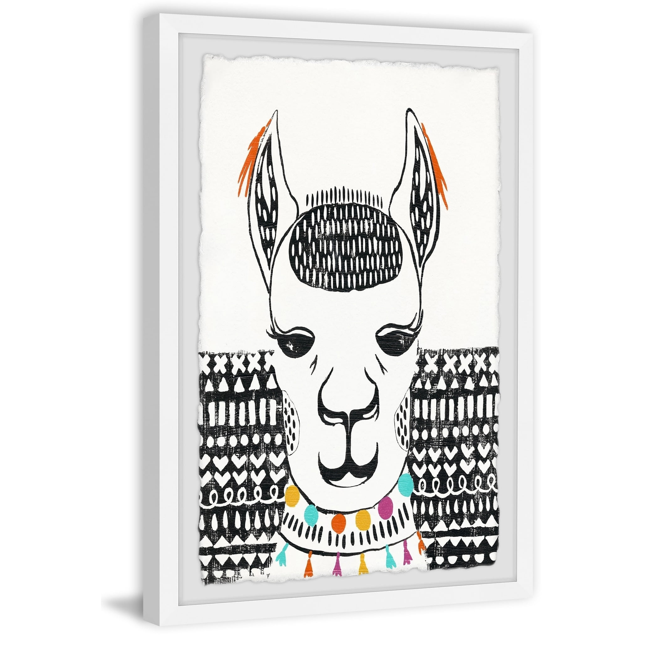 Marmont Hill Play With Sphyn x Framed Wall Art, 8.00" x 1.50"