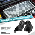 thumbnail image 2 of 2pcs Upper Radiator Insulator Mount Bracket for GMC Terrain 2018-2021 No.84981711/84981710, 2 of 6
