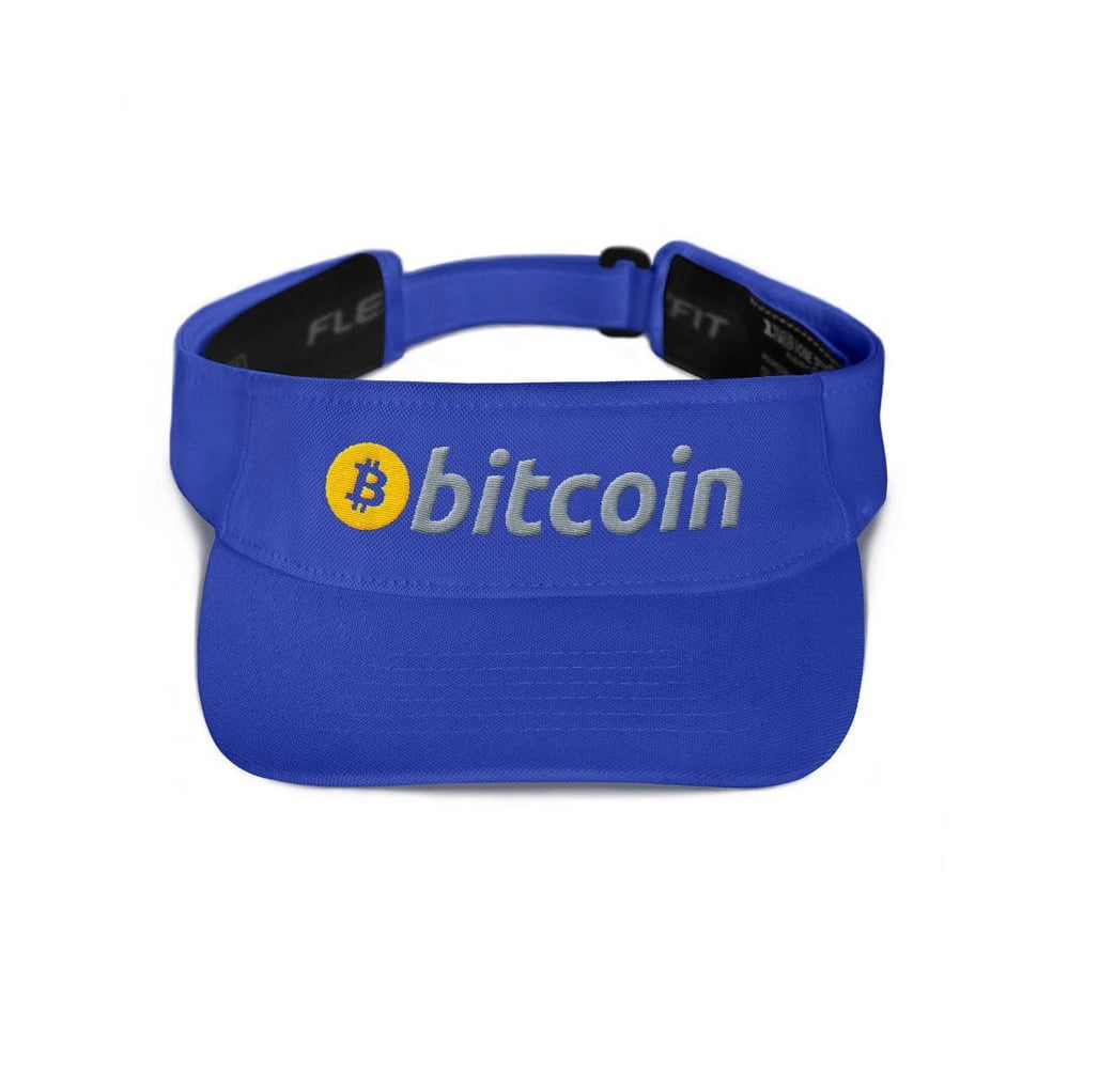 Bitcoin Logo Visor Cap - Cryptocurrency Merch for Jamaica | Ubuy