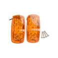 thumbnail image 3 of Bgsha Accessories Side Marker Light 1.5W 110.9*59.3*37.5mm 12V 2Pcs Amber/red/white F5 LED Front Rear Side Marker Light, 3 of 10