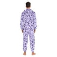 thumbnail image 7 of joogoo Leopard Purple-a1 Unisex Adults Onesies Pajamas Jumpsuits L, 7 of 7