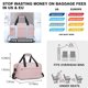 thumbnail image 4 of Bolsa de viaje Kono Travel 14 L, ligera, rosa, 35 x 20 x 20 cm, 4 of 9