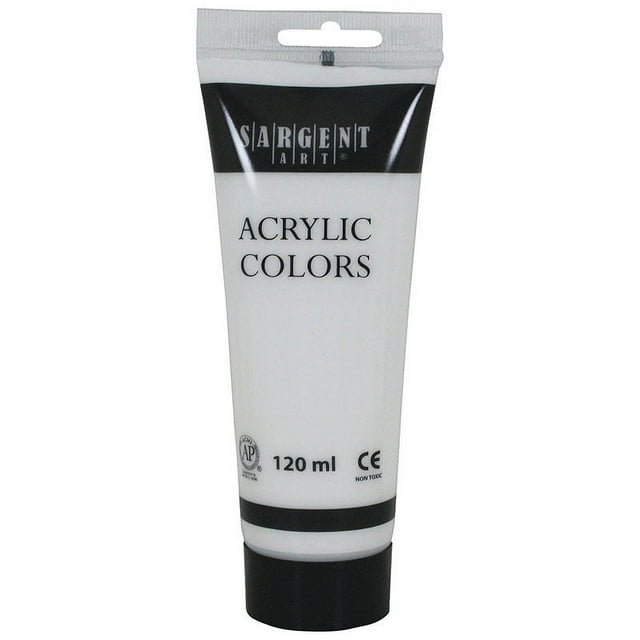 SARGENT ART 120ML TUBE ACRYLIC TITANIUM WHITE