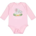 thumbnail image 3 of Inktastic I Am Fearfully and Wonderfully Made Elephants and Flowers Boys or Girls Long Sleeve Baby Bodysuit, 3 of 5