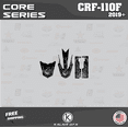thumbnail image 2 of Kalair GFX Graphics Kit for Honda CRF110F (2019-2023) Core Series, 2 of 5